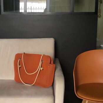 Sac Flux taille M Orange Pop 4