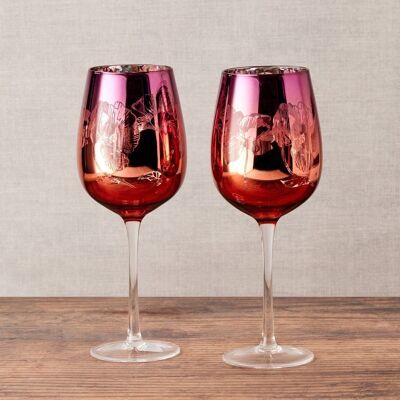 Set of 2 Bloom Wine Glasses