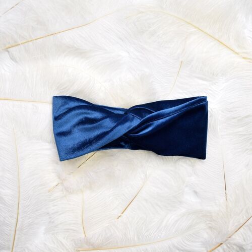 Blue Velvet Headband