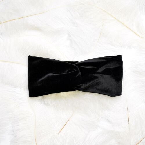 Black Velvet Headband