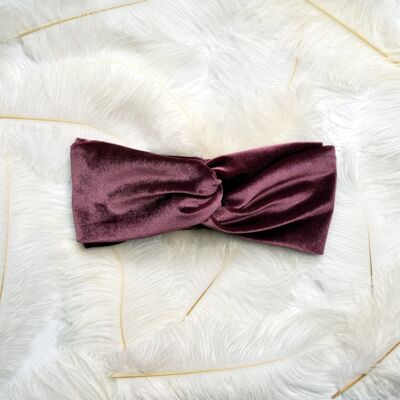 Pink Velvet Headband