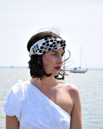 Bandeau à pois, accessoire de cheveux à nœud doux 9