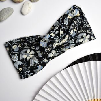 Bandeau à nœud doux imprimé Liberty 1