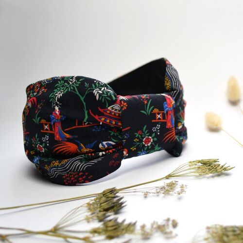 Liberty London Silk Headband - Peony Pavillion