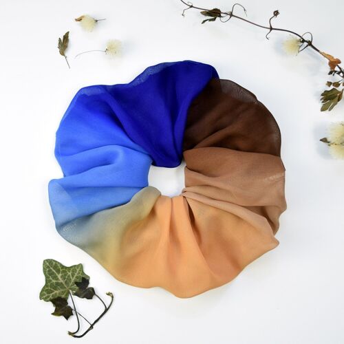 Extra Large Hair Scrunchie - Chiffon Ombre