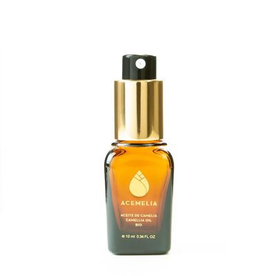 Huile de camélia bio 10 ml - Huile sèche à grande hydratation pour le corps, le visage et les cheveux