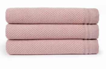 Serviette de bain - Dune - 500 grammes - 100 x 150 - rose 1