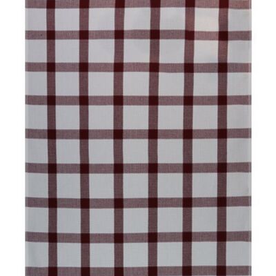 Theedoek - Checks - 260 grams - 50 x 70 - bordeaux