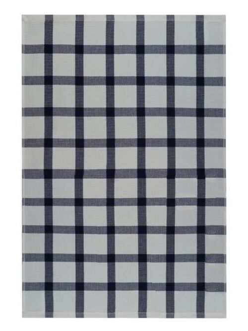 Theedoek - Checks - 260 grams - 50 x 70 - blauw