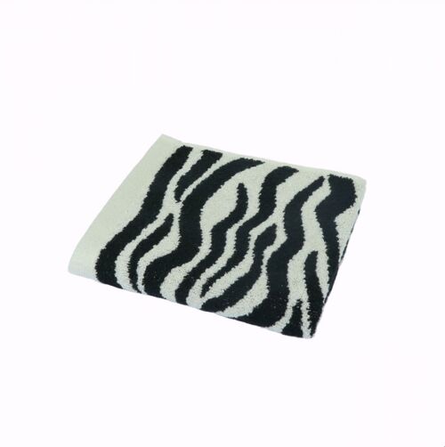Gastendoekje - Zebra compleet - 500 grams - 33 x 50 - zwart / creme