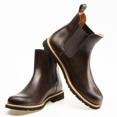 GARDIANOU leather ankle boots