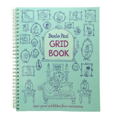 Il Dodo Pad Grid Book Formato A5 (21 cm x 14,8 cm)