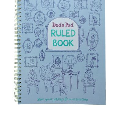 El libro de reglas Dodo Pad tamaño A5 (21 cm x 14,8 cm)