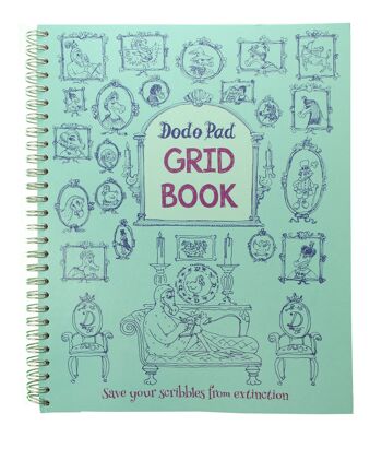 The Dodo Pad Grid Book Desk Taille (24cm x 19cm)