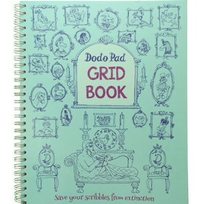 The Dodo Pad Grid Book Desk Taille (24cm x 19cm)