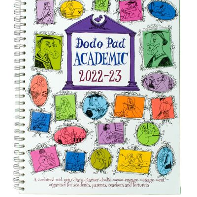 2022/2023 The Dodo Pad Academic Pad Agenda de escritorio original