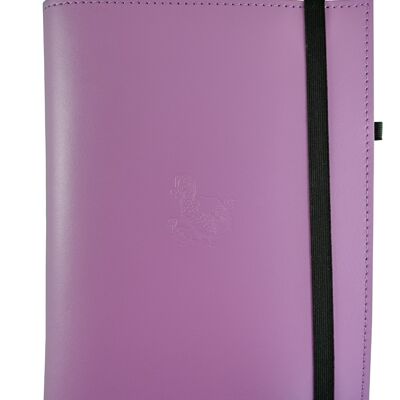 Genuine Leather Desk Slipcover - Purple