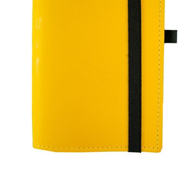 Mini Funda de Piel Genuina - Amarillo