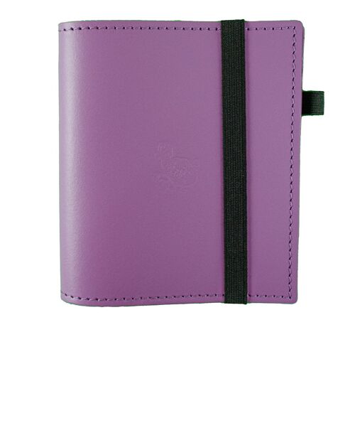 Genuine Leather Mini Slipcover - Purple