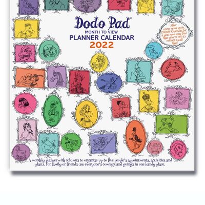 Calendrier 2022 du planificateur familial Dodo