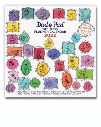 Calendrier 2022 du planificateur familial Dodo