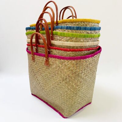 Artisanal basket "Natural Penjy" size GM - 18 assorted pieces