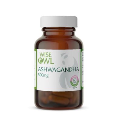 Ashwagandha-Ergänzung 500 mg x 60 Kapseln