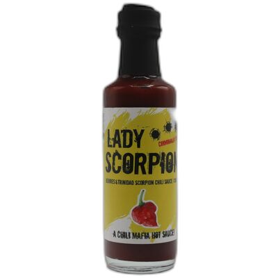 Lady Scorpion Chili Sauce // avec baies sauvages et Trinidad Scorpion Chili // Piquant : 9 sur 10