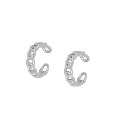 Earcuff Cadena Plata