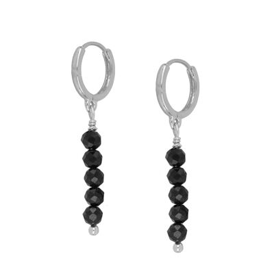 Pendientes Karachi Plata - Perlas