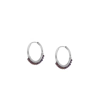 Pendientes Santander Plata - 20mm