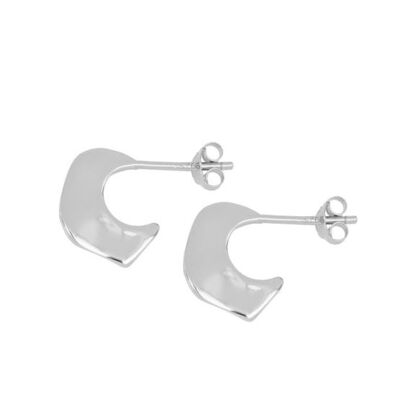 Pendientes Seattle plata