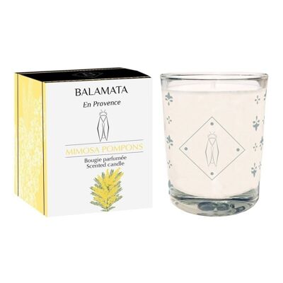 Mimosa Pompons - Scented Candle - 80G - En Provence