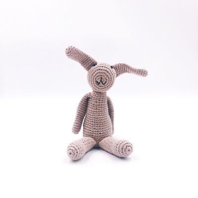 Baby Toy My first bunny rattle – taupe