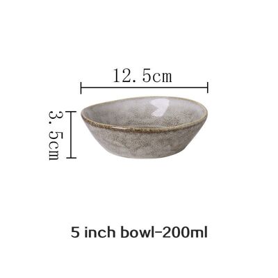 Bol japonais en céramique « Kobo » - Gris - 12.5cm