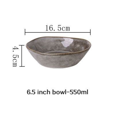 Bol japonais en céramique « Kobo » - Gris - 16.5cm