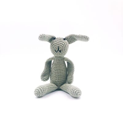 Baby Toy My first bunny rattle – teal
