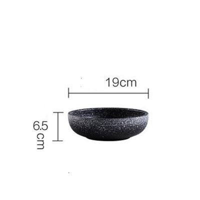 Bol épais style pierre « Egawa » - Gris - 30,5cm