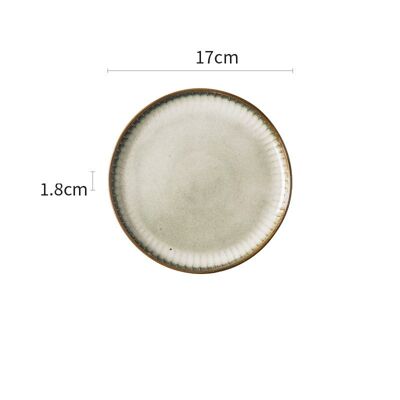 Vaisselle japonaise Collection « Edano » - Assiette plate (17cm)