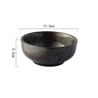 Bol en céramique « Wakasugi » - Gris foncé