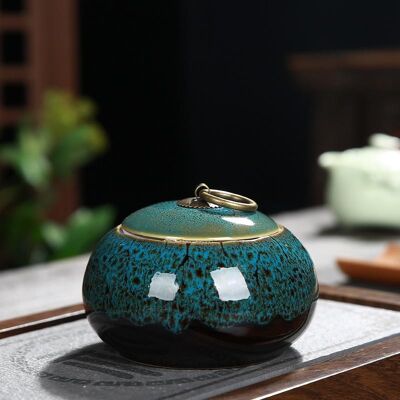 Pot à thé style japonais en céramique « Yaginuma » - Vert