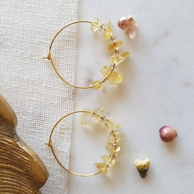 Prisca citrine earrings