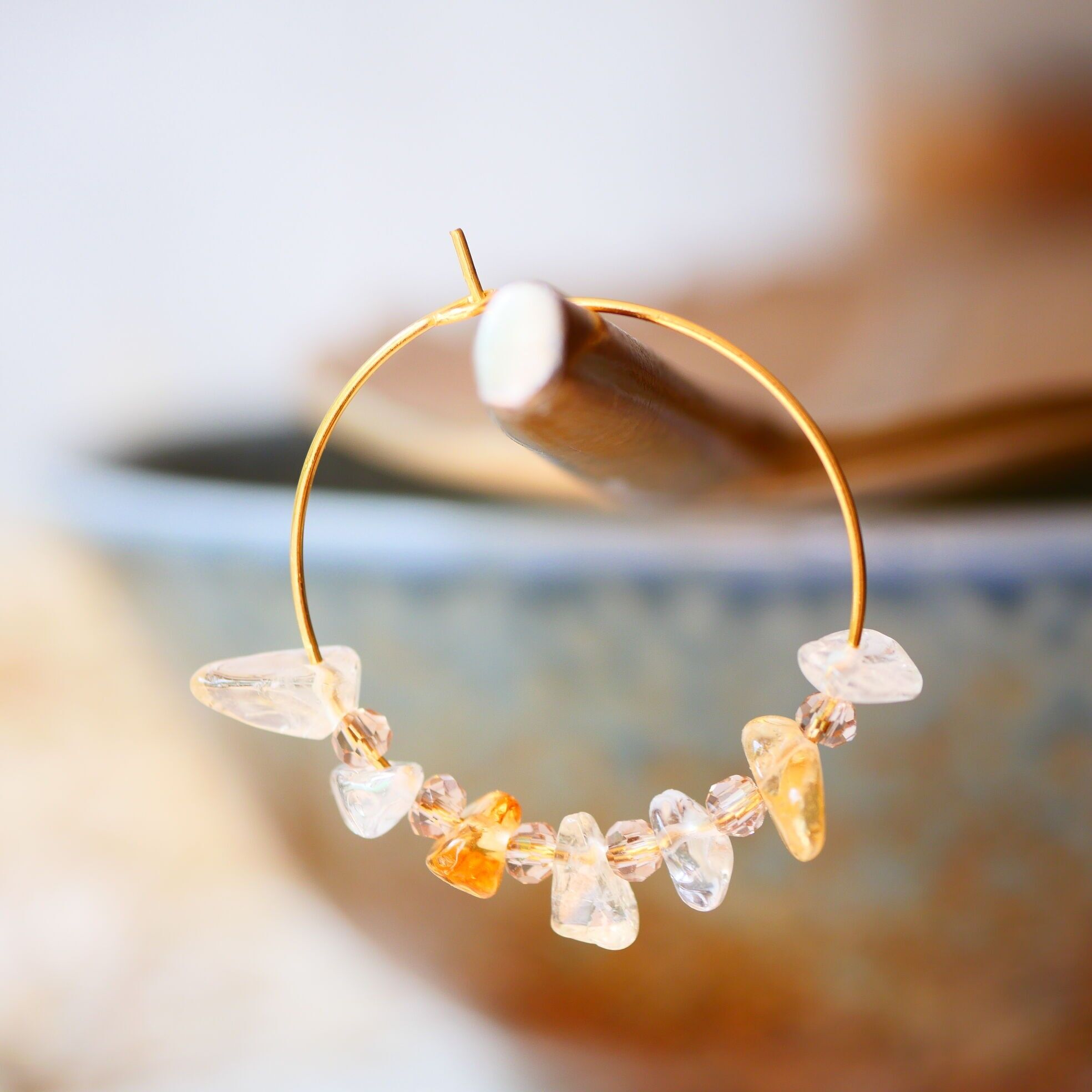 Orecchini Prisca citrino