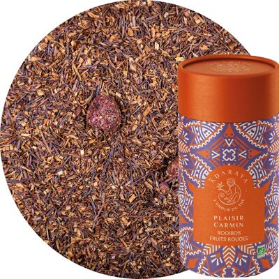 Rooibos Placer Carmín caja premium 100g