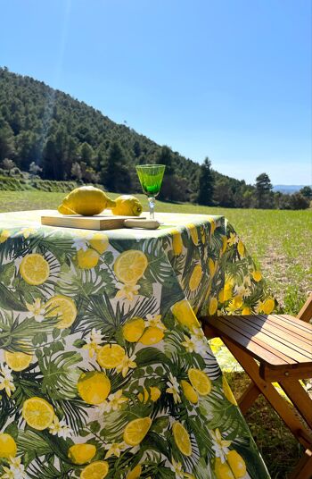 NAPPE CITRON - 140 x 300 cm