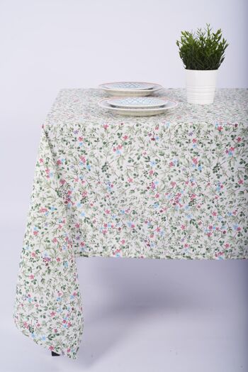 PETITE NAPPE IMPRIMÉ FLORAL - 2 Personnes (120 X 140 CM) 2