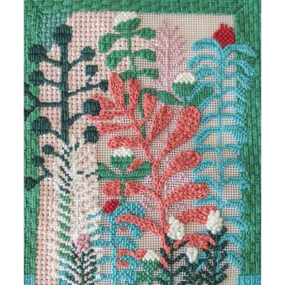 Building of a Thousand Flowers Needlepoint Kit | DIY Embroidery