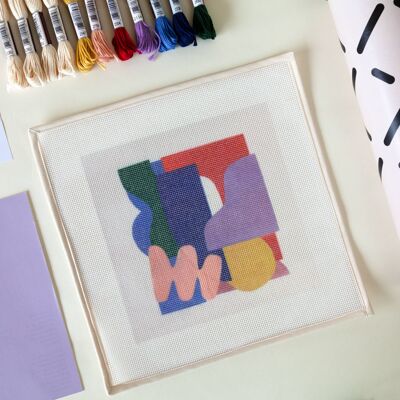 Formations Needlepoint Kit | DIY Embroidery