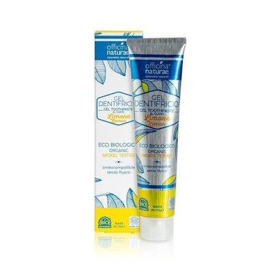 Natürliche Gel-Zahnpasta mit Zitronengeschmack 75 ml