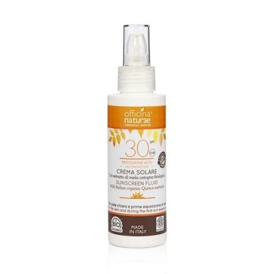 Sunscreen Fluid SPF 30 - Hoher Schutz in Biokunststoff 100 ml